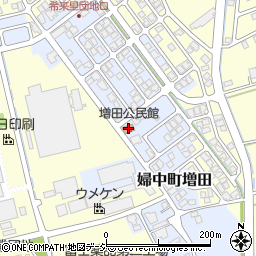 増田公民館周辺の地図