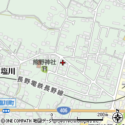 長野県須坂市塩川526-1周辺の地図