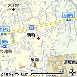 長野県須坂市須坂561周辺の地図