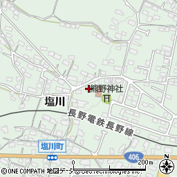 長野県須坂市塩川561周辺の地図
