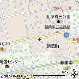 富山県富山市朝菜町722-1周辺の地図
