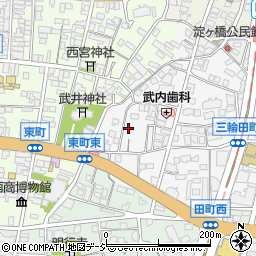 長野県長野市三輪1359周辺の地図