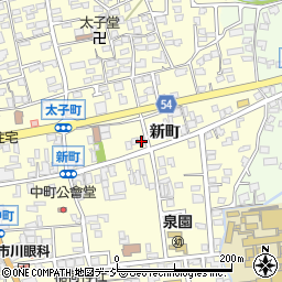 長野県須坂市須坂（新町）周辺の地図