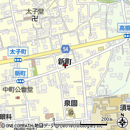 長野県須坂市須坂574周辺の地図