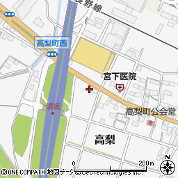 長野県須坂市高梨223周辺の地図