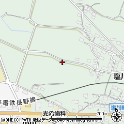 長野県須坂市塩川99周辺の地図