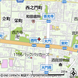 長野県長野市長野西町576周辺の地図