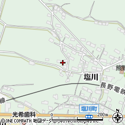 長野県須坂市塩川102周辺の地図