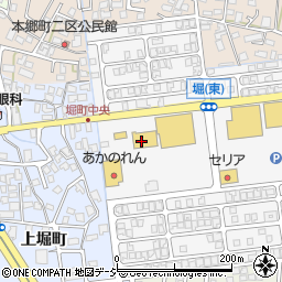 あかのれん　富山本郷店周辺の地図