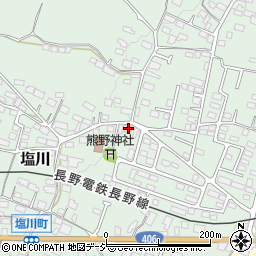 長野県須坂市塩川533周辺の地図