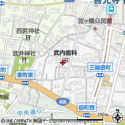 武内犬猫病院周辺の地図