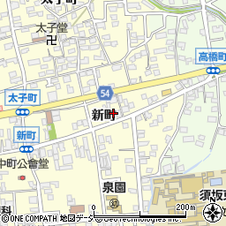 長野県須坂市須坂571周辺の地図