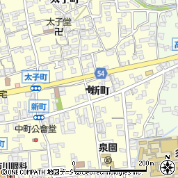 長野県須坂市須坂581周辺の地図