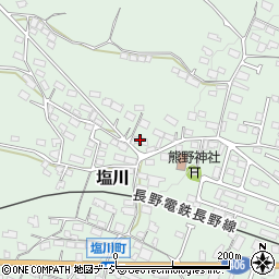 長野県須坂市塩川569周辺の地図