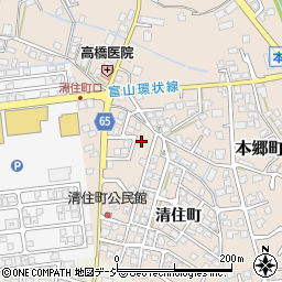 富山県富山市本郷町101-23周辺の地図