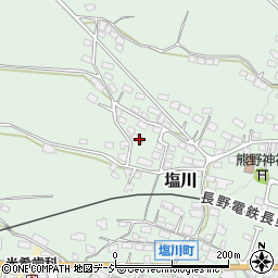 長野県須坂市塩川588周辺の地図