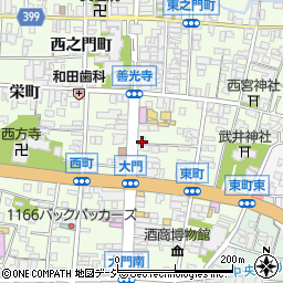 長野県長野市長野大門町75周辺の地図