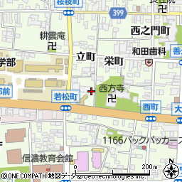 長野市消防団長野第一分団周辺の地図