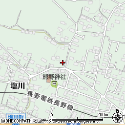 長野県須坂市塩川444周辺の地図