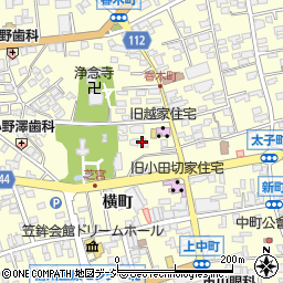長野県須坂市須坂437周辺の地図