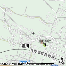 長野県須坂市塩川571周辺の地図