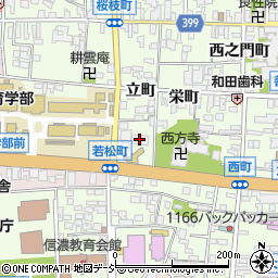 全労済長野県本部労済会館周辺の地図