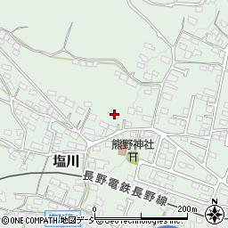 長野県須坂市塩川436周辺の地図
