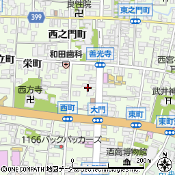 長野県長野市長野大門町512周辺の地図