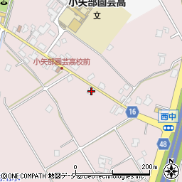 富山県小矢部市西中233周辺の地図