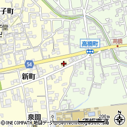 セブンイレブン須坂新町店周辺の地図