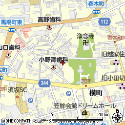 長野県須坂市須坂1052周辺の地図