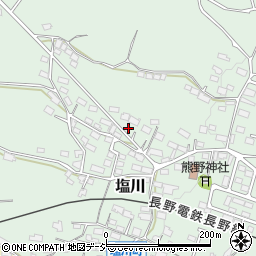 長野県須坂市塩川575周辺の地図