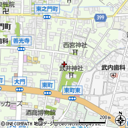 長野県長野市長野岩石町215周辺の地図