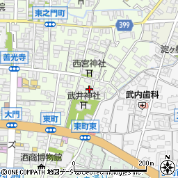 長野県長野市長野岩石町221周辺の地図