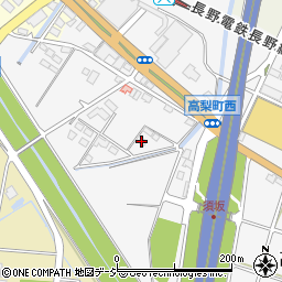 長野県須坂市高梨407周辺の地図