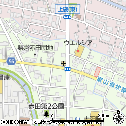 ジョイフル富山インター店周辺の地図