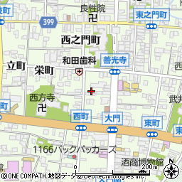 長野県長野市長野西町584周辺の地図
