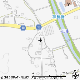 栃木県那須烏山市神長527周辺の地図
