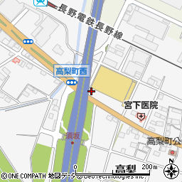 長野県須坂市高梨245周辺の地図