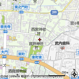 長野県長野市長野岩石町224周辺の地図