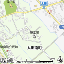 富山県富山市太田南町周辺の地図