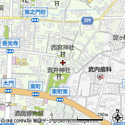 長野県長野市長野岩石町222-1周辺の地図