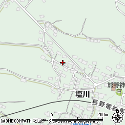 長野県須坂市塩川580周辺の地図