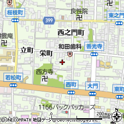 長野県長野市長野西町1007-1周辺の地図