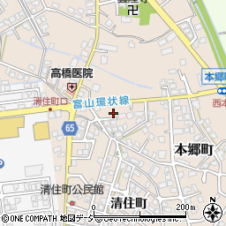 富山県富山市清住町89-31周辺の地図
