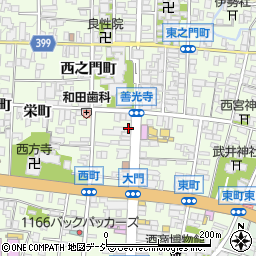 長野県長野市長野大門町508周辺の地図