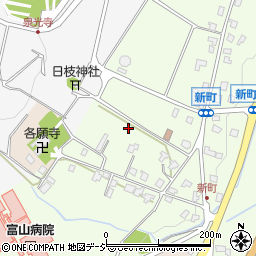 富山県富山市婦中町新町周辺の地図