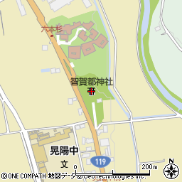智賀都神社周辺の地図