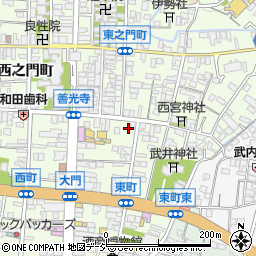 長野県長野市長野横町周辺の地図