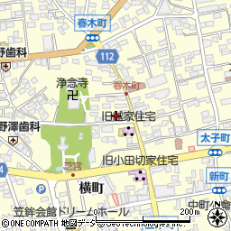 長野県須坂市須坂447周辺の地図